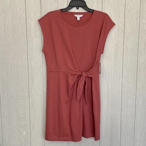 Nine West Mauve Sleeveless Tie Waist Dress Size Large NWT - Picture 1 of 4