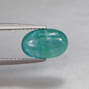 1.86 Cts BEST Grandidierite Oval Cabochon Cut Bluish Green Loose Gemstone - Bild 1 von 6