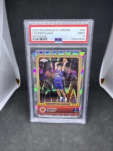 2024 Topps cromo McDonald's All American Raywave #28 Cooper Flagg PSA 9 - Imagen 1 de 2