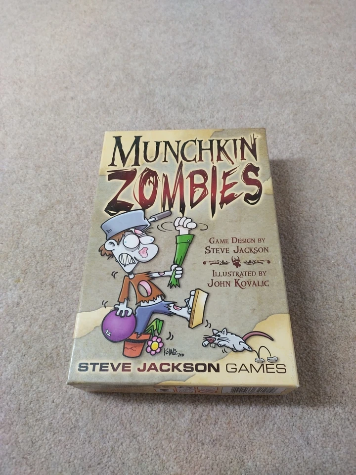 Munchkin Zombies -Steve Jackson Games -Fantasy Fun Family Card Game, 1st Edition - Image 1 of 4