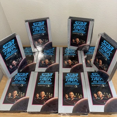 Star Trek the Next Generation VHS Collector's Edition NEW Lot Of 12 - Image 1 of 4