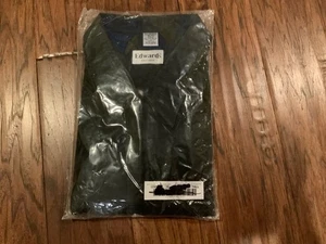 Edwards Herren Hemd mit weitem Kragen Tall RN # 28876 schwarz Größe 4XL Tall 1290-10 - Bild 1 von 4