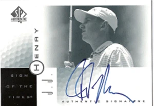 2001 SP Authentic Sign of the Times JJ HENRY Autograph / Signed Card (B7) - Picture 1 of 1