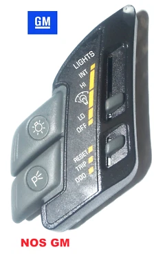 Interruptor de faros Pontiac Trans Sport 1990 NOS GM 14098906 D1568C Foto 1 de 4