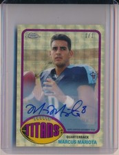2015 Topps Chrome Auto Mini RC Superfractor Rookie 1/1 Marcus Mariota