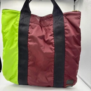 MARNI × PORTER Collaboration 2way Nylon Backpack Tote Bag Rare Color block - Picture 1 of 11