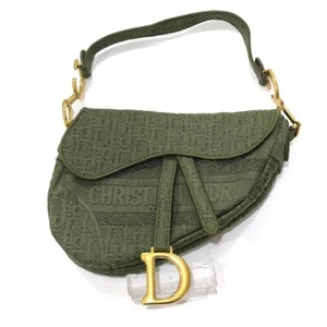 CHRISTIAN DIOR Oblique SADDLE saddle bag embroidered Shoulder Bag Hand Bag - Bild 1 von 12