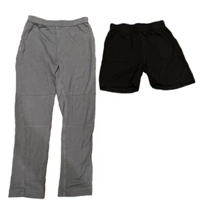 Lot Of 2 - Little Sleepies Play Bamboo Pants And Shorts Size 5 - Picture 1 of 7