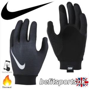 NIKE PRO KIDS GLOVES BLACK GRIP BASE-LAYER THERMAL WINTER FOOTBALL JUNIOR BOYS - Picture 1 of 5