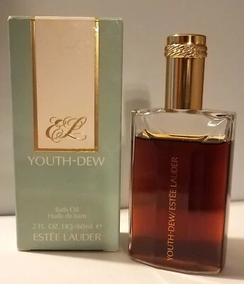Aceite de baño vintage Estee Lauder Youth Dew 2 oz/60 ml aceite perfumado para mujer SPLASH Foto 1 de 4