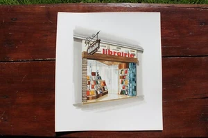 Proyecto de diseño Gouache de escaparate de Librairie Francesa Años 60 - Imagen 1 de 12