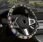 Steering Wheel Cover Multicoloured Flowers