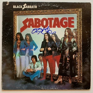 Ozzy Osbourne Signed Black Sabbath Sabatoge Album autographed Beckett BAS COA - Picture 1 of 4