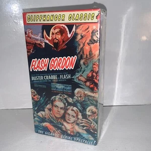 Cliff Hanger Classic Flash Gordon 2 Tape Set VHS - Picture 1 of 2