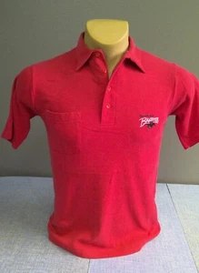 Polo Rojo De Colección Años 80 Tampa Bay Bandits USFL Logotipo 7 Inc. Para Hombre Pequeño - Imagen 1 de 7