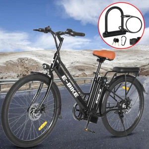 E-Bike 26" Electric Bike for Adults 750W Motor City Bicycle -Commuter Ebike US - Picture 1 of 11