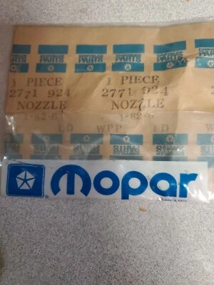 NOS MoPar 1967 Plymouth Fury Chrysler 300 Dodge Polara WASHER NOZZLE 2771924 R/L - Image 1 of 2