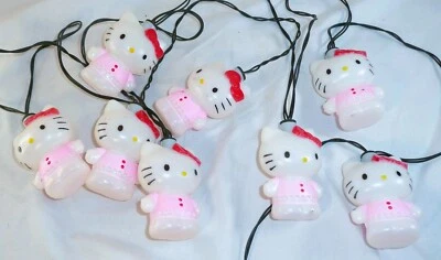 Hello Kitty String Lights Full Body 2014 Gemmy 8 lights Parts Only *AS IS* - Image 1 of 4