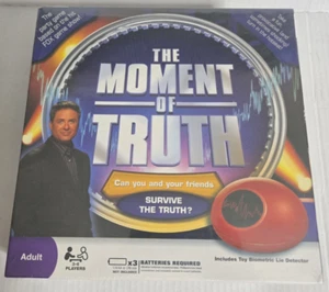 NEW The Moment of Truth Board Game, Factory SEALED - Toy Biometric Lie Detector - Picture 1 of 12