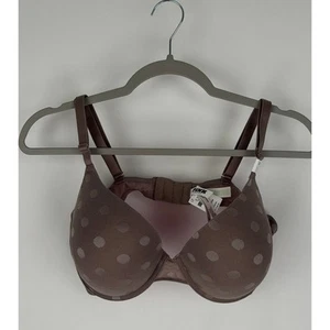 Pink Victorias Secret Wear Everywhere Push Up Bra Womens Size 38D Iced Coffee - Picture 1 of 8