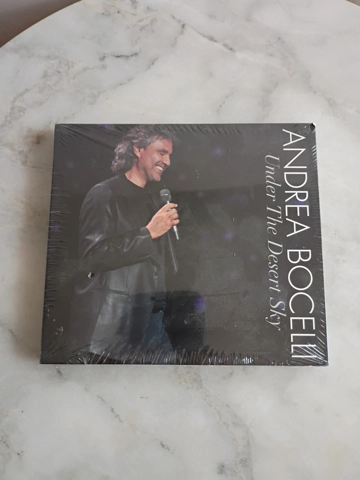 Andrea Bocelli Under the Desert Sky Lake Las Vegas 2006 CD + DVD Set NEW SEALED - Image 1 of 2