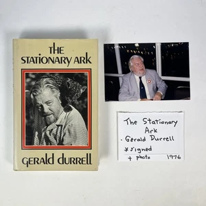 The Stationary Ark, Gerald Durrell, signed and dated first edition Collins 1976 - Bild 1 von 11