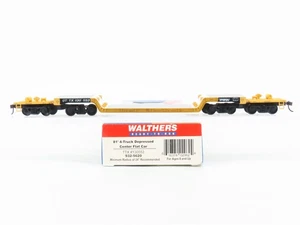 HO Walthers 932-5620 QTTX Trailer Train 81' Depressed Center Flat Car #130553 - Picture 1 of 13
