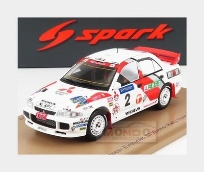 1:43 SPARK Mitsubishi Lancer Evolution Iii #2 Winner Rally Hong Kong 1996 S6514 - Photo 1/2