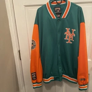 Vintage G-III Carl Banks Cooperstown Collection 1969 New York Mets Jacket Sz 3XL - Picture 1 of 15