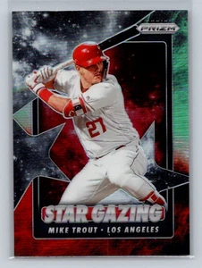 Mike Trout 2020 Panini Prizm #SG-1 Star Gazing Cosmic Haze Prizm - Imagen 1 de 2