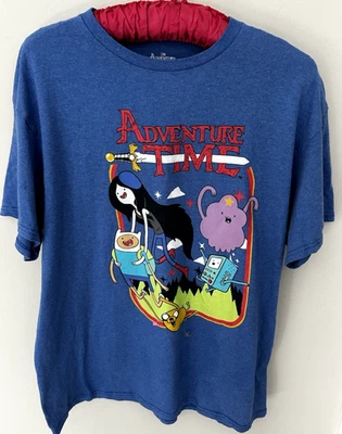 Camiseta Cartoon Network Hora de Aventuras Talla L Camiseta Show TV Cuello Redondo Hombres Adultos Foto 1 de 4