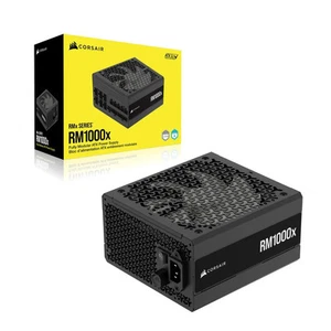 ** CORSAIR ALIMENTATORE MODULARE RM1000X ATX 3.1 CYBENETICS GOLD 1000 WATT ** - Foto 1 di 15