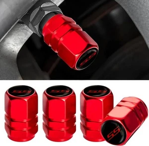 Tire Valve Caps for Chevy Camaro SS Accessories (SS) - Picture 1 of 5