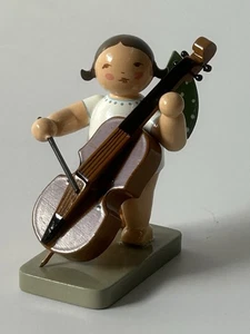 1043/25 Engel mit Kontrabass von Wendt und Kühn Erzgebirge - Bild 1 von 6