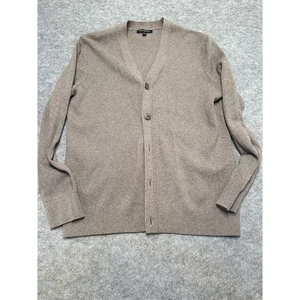 Banana Republic Herren Strickjacke Pullover Large taupe braun 100% Baumwolle Knopfleiste - Bild 1 von 6