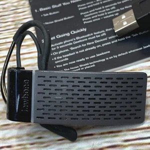 Jawbone Noise Shield Bluetooth Headset Black with USB Charger Tested Working - Picture 1 of 5