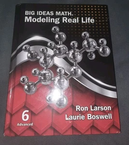 Big Ideas Math Modeling Real Life ©2022 GRADE 6 ADVANCED Student Ed. by Stewart - Picture 1 of 3