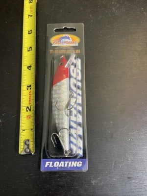 Tsunami Flotante TSM5F-5 TS Minnow Rojo/Blanco Holográfico Iridiscente 4.5" 0.5oz Foto 1 de 4