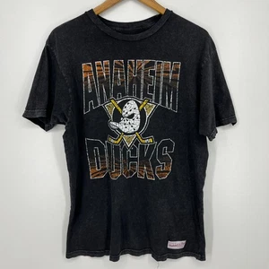 Camiseta de hockey Anaheim Ducks para hombre talla L gris Mitchell & Ness NHL - Imagen 1 de 10