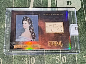 2024 Eternal Cuts Authentic History Relic Elisabeth Eugenie 'Sisi' Queen /99 SP - Picture 1 of 2