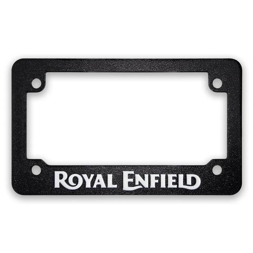 For Royal Enfield Motorcycles Textured License Plate Frame (ALL MODELS & YEARS) - Image 1 of 2