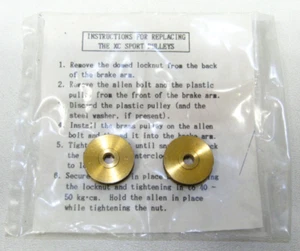 Suntour (Maeda) XC & Dia-Compe Power Cam Brass Brake Pulleys - New - NOS - Picture 1 of 2