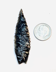 HUMBOLDT CONSTRICTED BASE AUTHENTIC ARTIFACT ARROWHEAD LAKE COUNTY OREGON - Picture 1 of 7