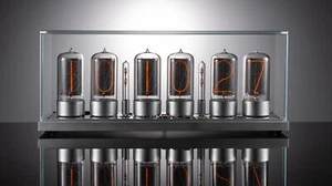Nixie tube clock ZIN70 (z568m) tubes included assembled application setup Silver - Picture 1 of 4