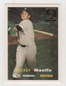 Topps Mickey Mantle 1996 reimpresión #07 New York Yankees HBV $6 inserto #7 - Imagen 1 de 1