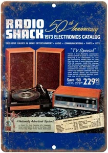 Radio Shack Allied 1973 Catalog Electronics Vintage Reproduction Metal Sign D42 - Picture 1 of 2