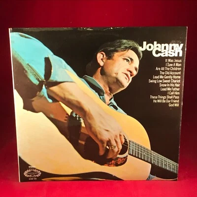 Hymns By Johnny Cash 1971 UK vinyl LP Swing Low Sweet Chariot I Saw The Man F - Image 1 of 4