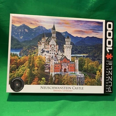 1000 Piece Puzzle - Neuschwanstein Castle Puzzles Pieces Jigsaw Hard Thousand D4 - Image 1 of 4