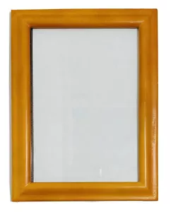 Cornice in legno MARRONE MIELE per foto ritratto 5x7 o paesaggio appendiabiti o supporto - Foto 1 di 6