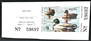1994 Nevada Duck Stamp, NV16, **Hunter*** + Mallards by Mark Mueller - Picture 1 of 2